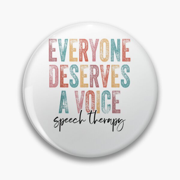 Item preview, Vintage Everyone Deserves Voice Speech Language Pathologist designed and sold by Anoirshop ⭐⭐⭐⭐⭐.