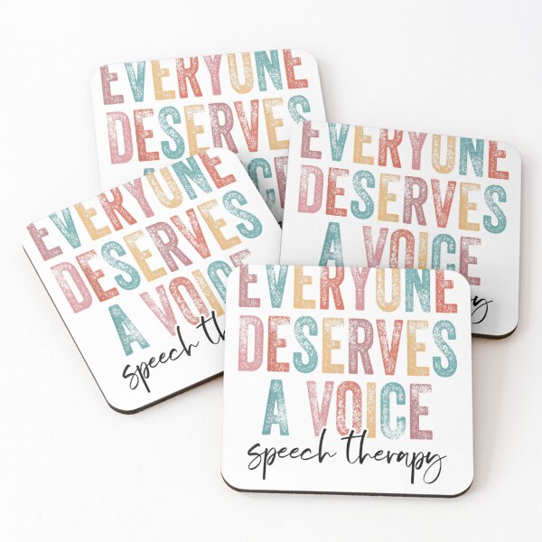 Item preview, Vintage Everyone Deserves Voice Speech Language Pathologist designed and sold by Anoirshop ⭐⭐⭐⭐⭐.