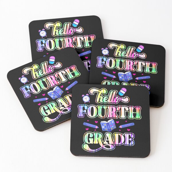 Item preview, Hello Fourth Grade Team 4th Grade Back To School Teacher Student designed and sold by TrenddyArts.