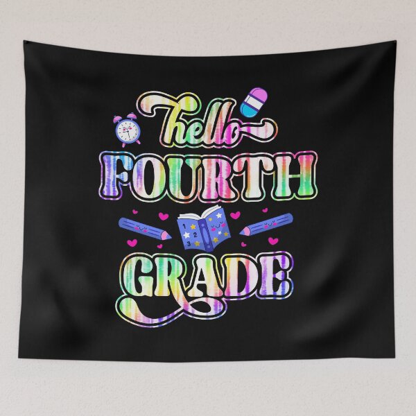 Item preview, Hello Fourth Grade Team 4th Grade Back To School Teacher Student designed and sold by TrenddyArts.