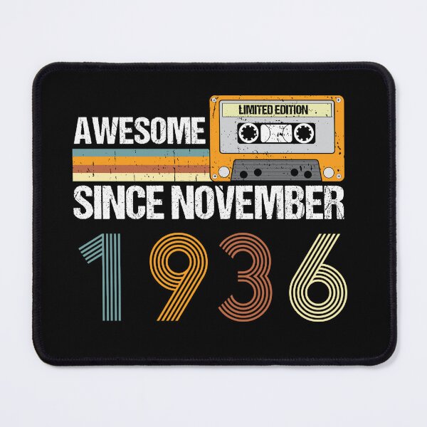 Item preview, Awesome Since November 1936 | 86th Birthday Gifts | 86 Years Old Gifts designed and sold by AMINE ★★★★★.
