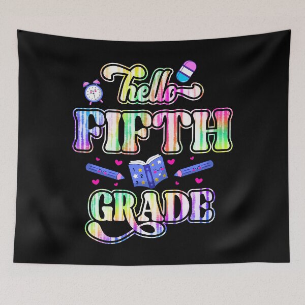 Item preview, Hello Fifth Grade Team 5th Grade Back To School Teacher Student designed and sold by TrenddyArts.