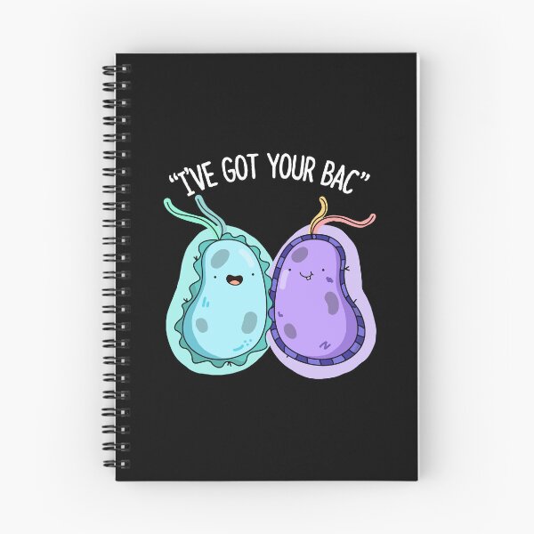 Item preview, I've Got Your Bac Funny Bacteria Puns (Dark BG) designed and sold by punnybone.