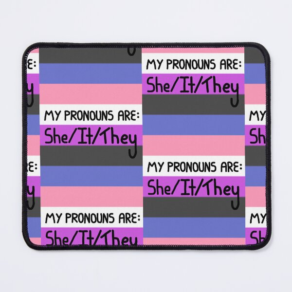 Item preview, Genderfluid she it they designed and sold by AmIAnAngelYet.