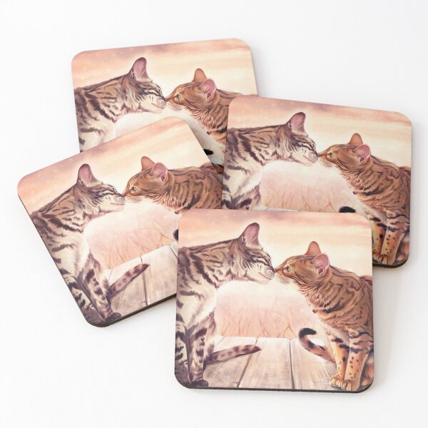Item preview, Tiger Print Cat Couple Classical Collection designed and sold by Sam-DesignMart.