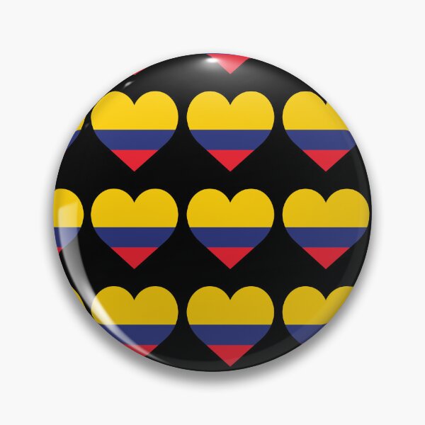 Item preview, Love My Colombia Hearts Flag designed and sold by HelloFromAja.