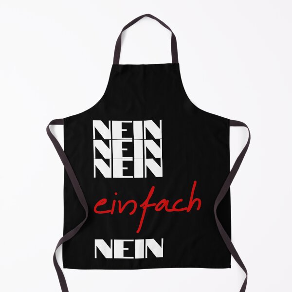 Item preview, No, no, no, simply NO, a final no in white and red letters designed and sold by Anke Franikowski.