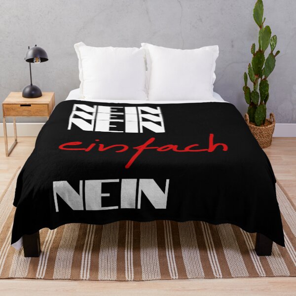Item preview, No, no, no, simply NO, a final no in white and red letters designed and sold by Anke Franikowski.