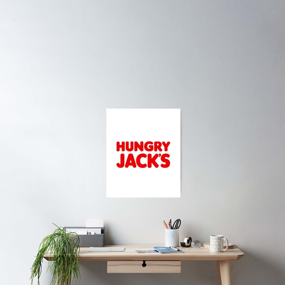 Hungry Jacks Restaurant Logo Poster For Sale By Carlespu Redbubble   Cposter,small,square Product,1000x1000.2 