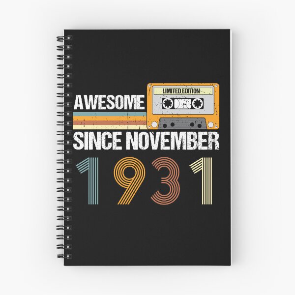 Item preview, Awesome Since November 1931 | 91th Birthday Gifts | 91 Years Old Gifts designed and sold by AMINE  ★★★★★.