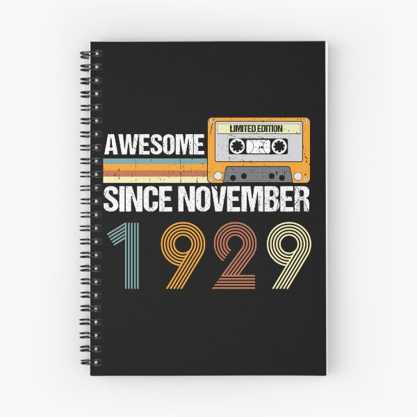 Item preview, Awesome Since November 1929 | 93th Birthday Gifts | 93 Years Old Gifts designed and sold by AMINE  ★★★★★.