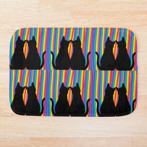 Item preview, gato negro arcoiris designed and sold by Prapan.