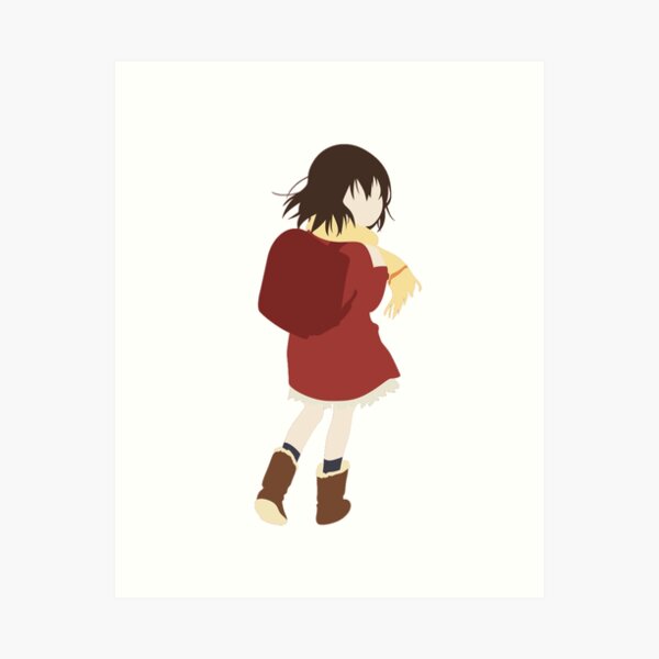 Erased Anime Characters Silhouette - Satoru Fujinuma x Kayo Hinazuki -  Animangapoi Fanart | Art Board Print