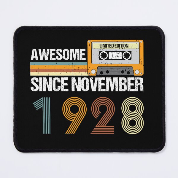 Item preview, Awesome Since November 1928 | 94th Birthday Gifts | 94 Years Old Gifts designed and sold by AMINE  ★★★★★.