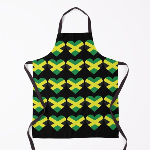 Item preview, Love My Jamaican Hearts Flag designed and sold by HelloFromAja.