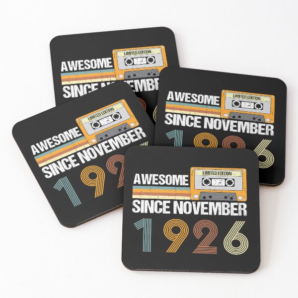 Item preview, Awesome Since November 1926 | 96th Birthday Gifts | 96 Years Old Gifts designed and sold by AMINE  ★★★★★.