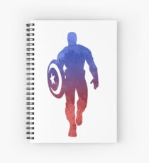 Hero Inspired Silhouette Spiral Notebook