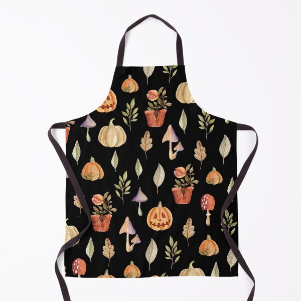 Item preview, Halloween Pumpkins Flowers & Mushrooms | Flycatcher Plant | Lantern | Watercolour Pattern designed and sold by LifeAndWonder.