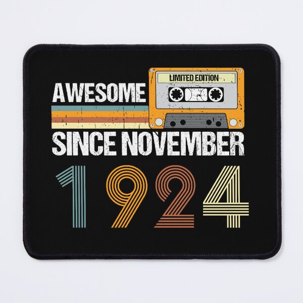 Item preview, Awesome Since November 1924 | 98th Birthday Gifts | 98 Years Old Gifts designed and sold by AMINE  ★★★★★.
