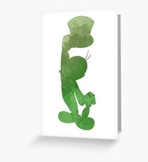 Cricket Inspired Silhouette Greeting Card