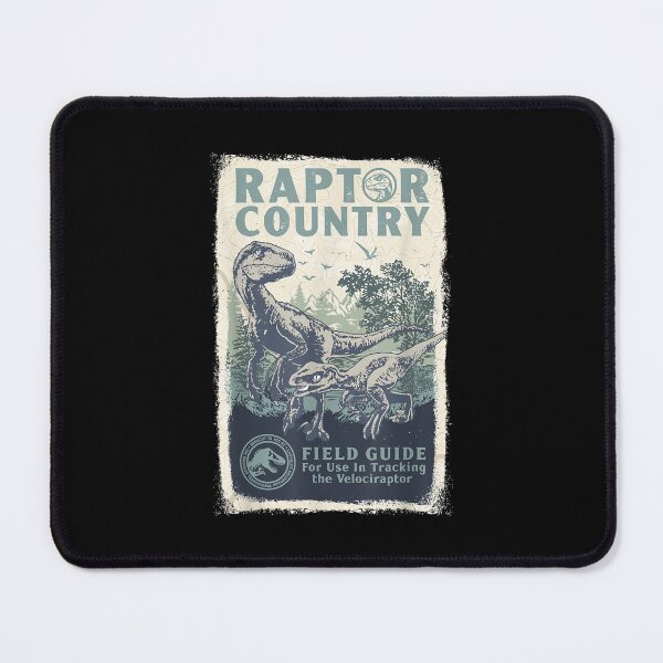 Item preview, Velociraptor Raptor Country Poster designed and sold by TarynAbbott.