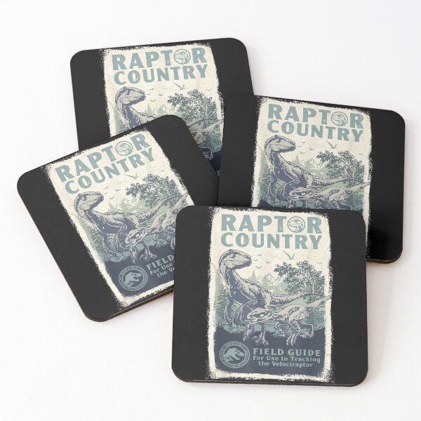 Item preview, Velociraptor Raptor Country Poster designed and sold by TarynAbbott.