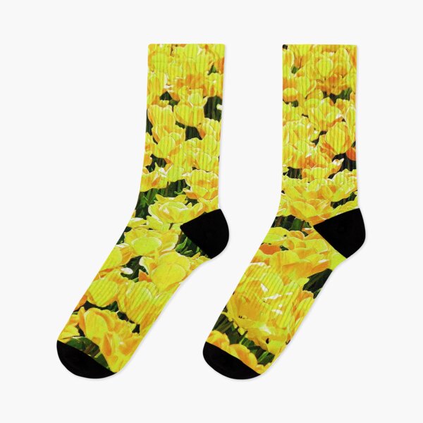 Item preview, Tulip field - golden yellow designed and sold by Marymarice.