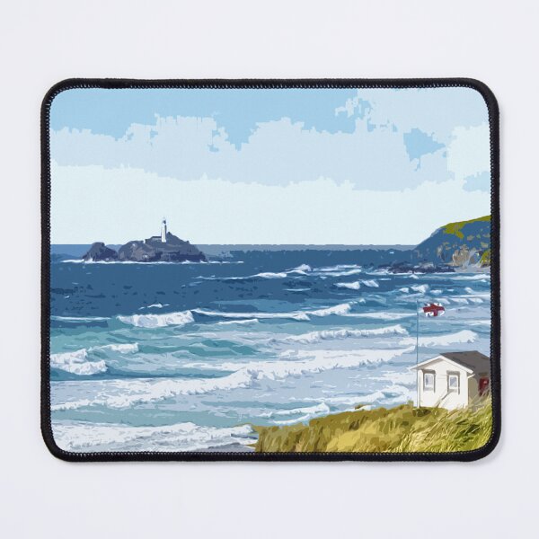 Item preview, Cornwall, England UK. British seaside landscape art designed and sold by BarbaraGlebska.
