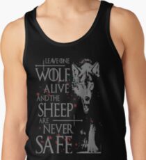 Thrones wolf t-shirt best quote Tank Top