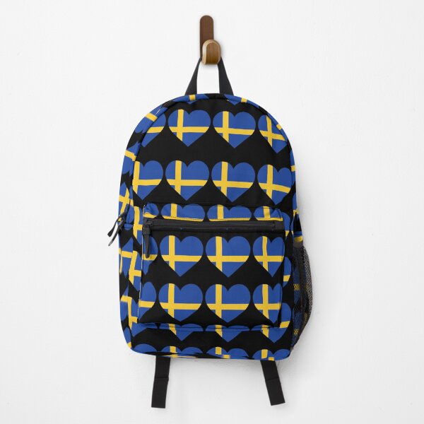 Item preview, Love My Swedish Hearts Flag designed and sold by HelloFromAja.