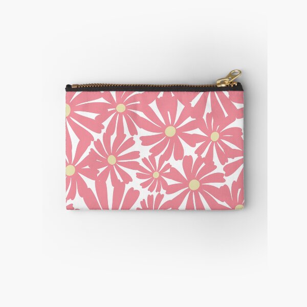 Item preview, Pink and Soft Yellow Mod Prints Floral designed and sold by meggydesigns.
