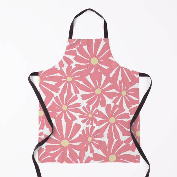 Item preview, Pink and Soft Yellow Mod Prints Floral designed and sold by meggydesigns.