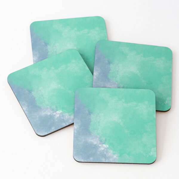 Item preview, Green and blue watercolor design  designed and sold by Emotionville.