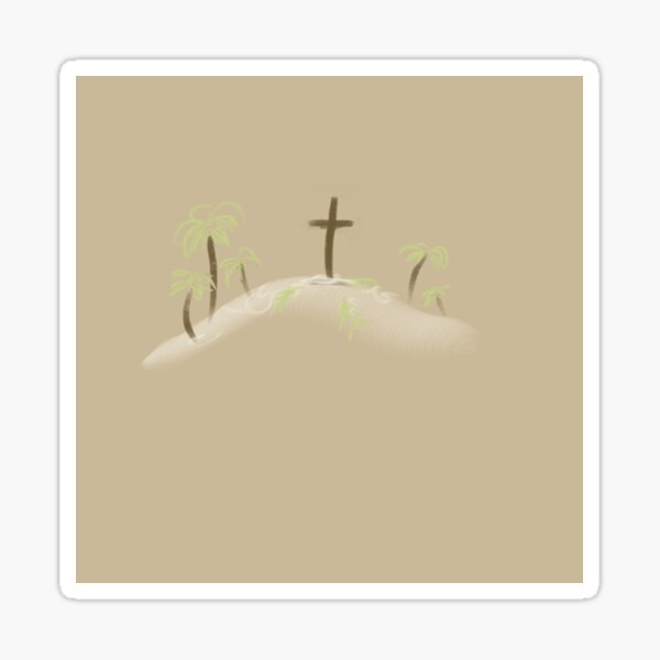 Palms for the risen Savior Sticker