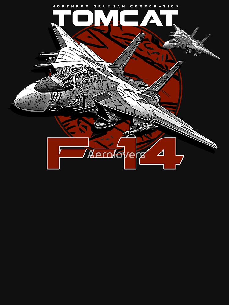 F 14 Tomcat Fighterjet T Shirt For Sale By Aerolovers Redbubble