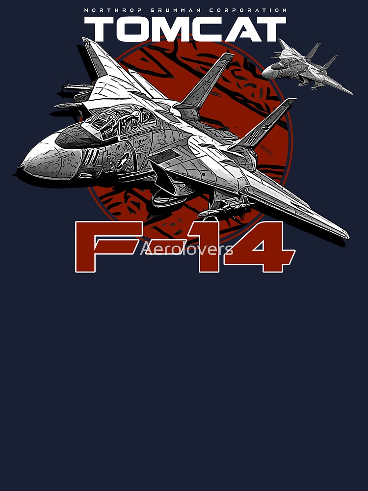 80s F-14 Tomcat Fighter Jet Shirt - Medium, Vintage Top