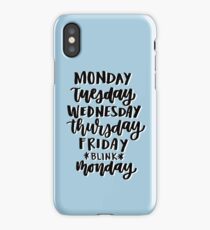 *blink* calligraphy iPhone Case