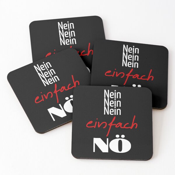 Item preview, No, no, no, just nope, a definitive no in white and red letters designed and sold by Anke Franikowski.