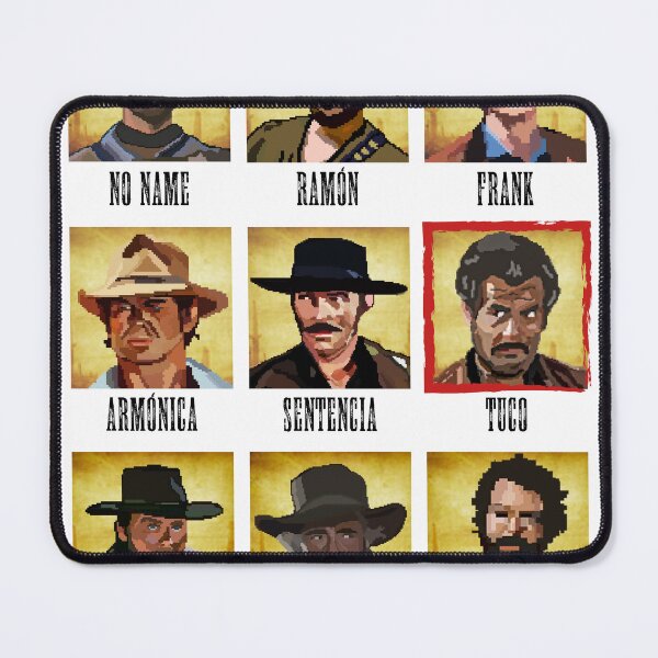 Item preview, Spaghetti Western pixel T-shirt designed and sold by Juanjo Reyes.