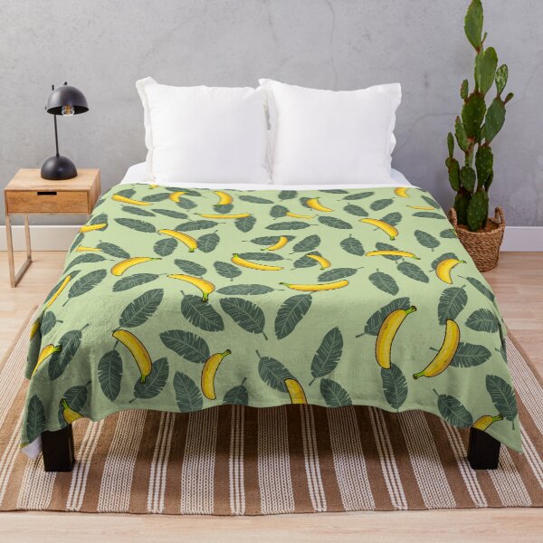 Item preview, Jungle Fever: Tropical Leaves and Bananas Pattern designed and sold by chatzous.