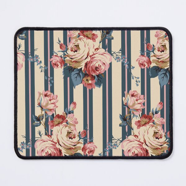 Item preview, Vintage Floral Stripe designed and sold by implexity.