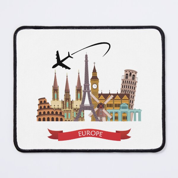 Item preview, Travel Around Europe designed and sold by ArtOfStars.