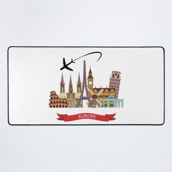 Item preview, Travel Around Europe designed and sold by ArtOfStars.