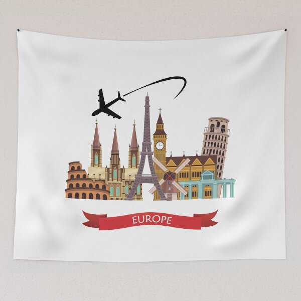 Item preview, Travel Around Europe  designed and sold by ArtOfStars.