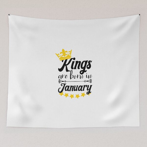 Item preview, Kings Are Born In January designed and sold by Bigilyy.