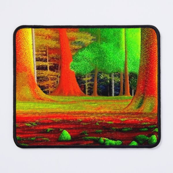 Abstract Forest Landscape 03 Mouse Pad