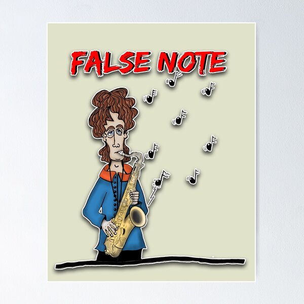 Item preview, False note... Saxophone. Red. Colors. designed and sold by AtelierFafard.