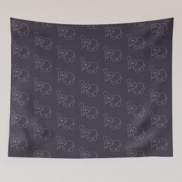 Item preview, Simple elephant sketch designed and sold by 18thCircusCat.