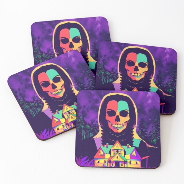 Item preview, Pop Art Skull Goth Girl designed and sold by AllLeftSides42.