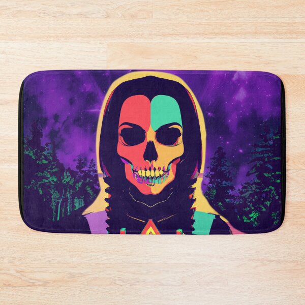 Item preview, Pop Art Skull Goth Girl designed and sold by AllLeftSides42.